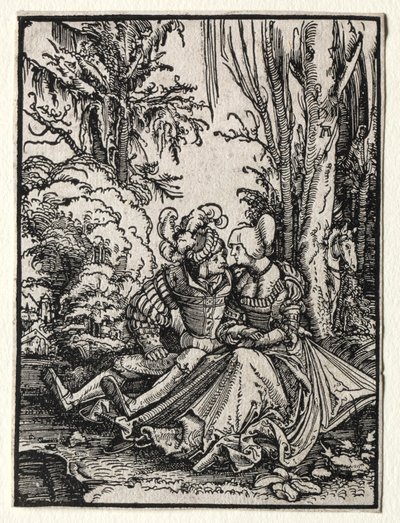 恋人たち、1511年。 作： Albrecht Altdorfer