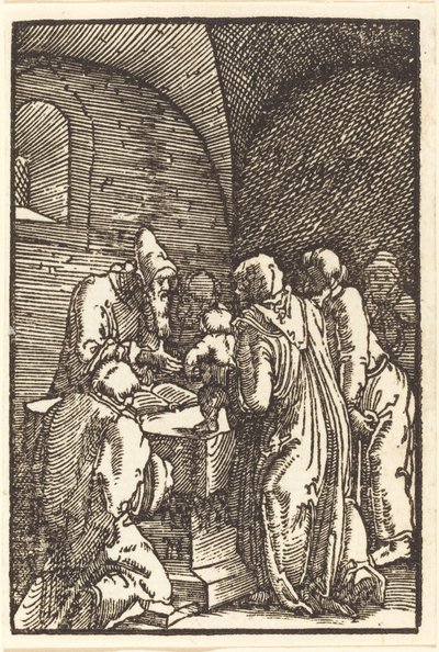 神殿でのキリストのプレゼンテーション 作： Albrecht Altdorfer