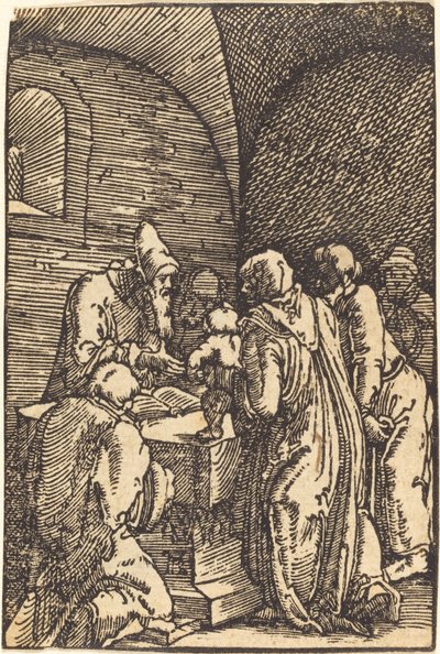 神殿でのキリストのプレゼンテーション 作： Albrecht Altdorfer