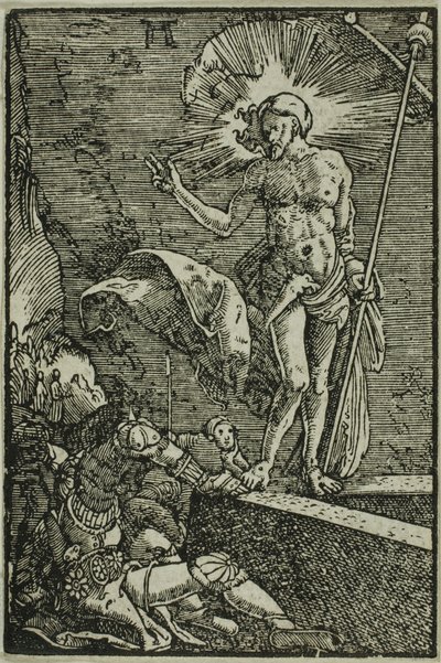 復活、『人間の堕落と贖い』より 作： Albrecht Altdorfer