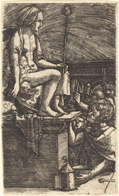 ローマの娼婦 (魔術師ウェルギリウスの復讐) 作： Albrecht Altdorfer