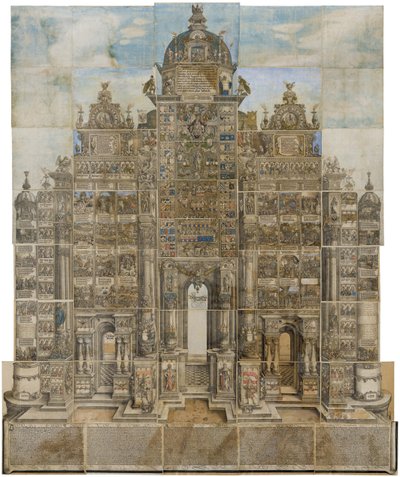 マクシミリアン1世の凱旋門 作： Albrecht Altdorfer
