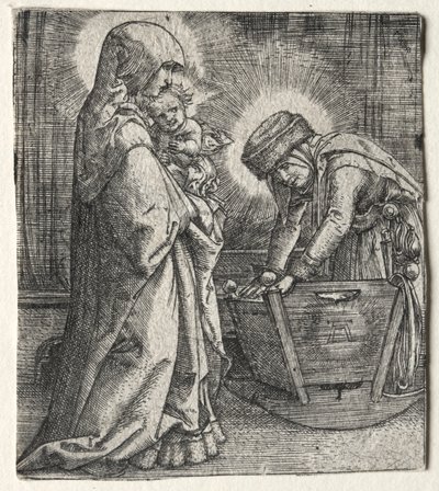 聖母子とクレードルの聖アン、1520〜1526年。 作： Albrecht Altdorfer
