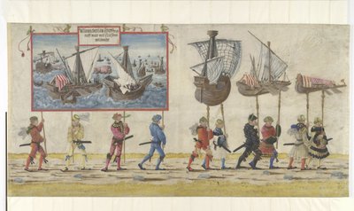 皇帝マクシミリアン 1 世の凱旋行列、1512 ～ 1515 年。 作： Albrecht Altdorfer