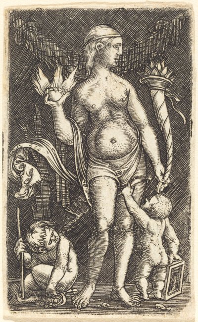 ヴィーナスとキューピッド 作： Albrecht Altdorfer