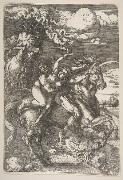 Proserpine.ndの拉致 作： Albrecht Dürer
