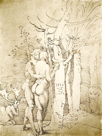 アダムとイブ 作： Albrecht Dürer