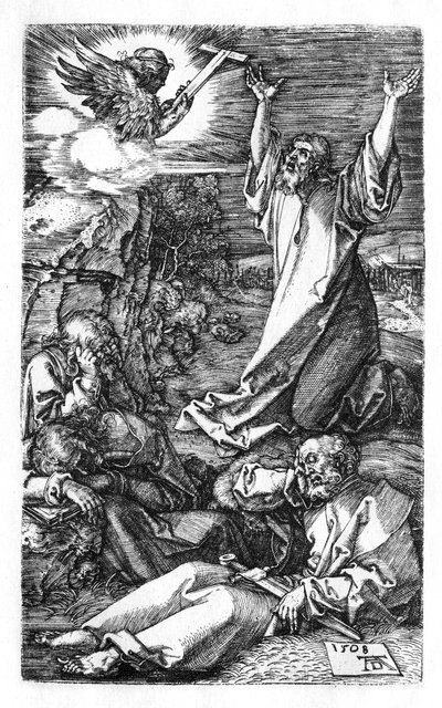 庭の苦しみ 作： Albrecht Dürer