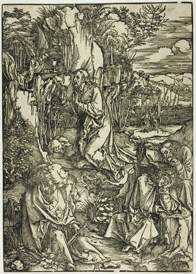 「大いなる受難」より「庭の苦しみ」 作： Albrecht Dürer