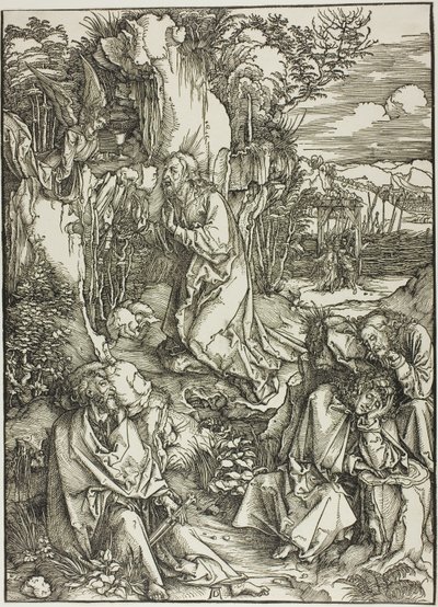 「大いなる受難」より「庭の苦しみ」 作： Albrecht Dürer