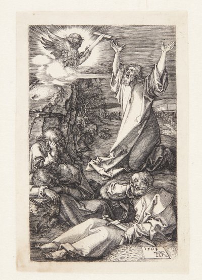 庭での苦しみ 作： Albrecht Dürer