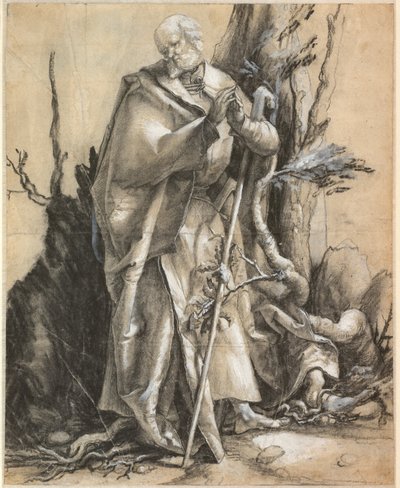 森のひげを生やした聖人 作： Albrecht Dürer