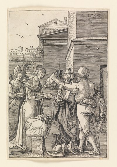 洗礼者ヨハネの斬首 作： Albrecht Dürer