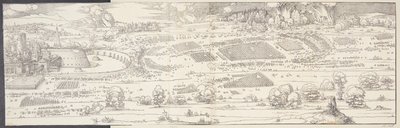 城の包囲 作： Albrecht Dürer