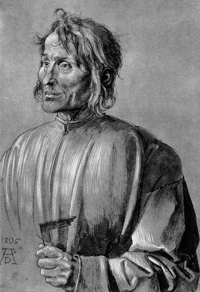 アウグスブルクの建築マスターヒエロニムス、1506年、1936年 作： Albrecht Dürer
