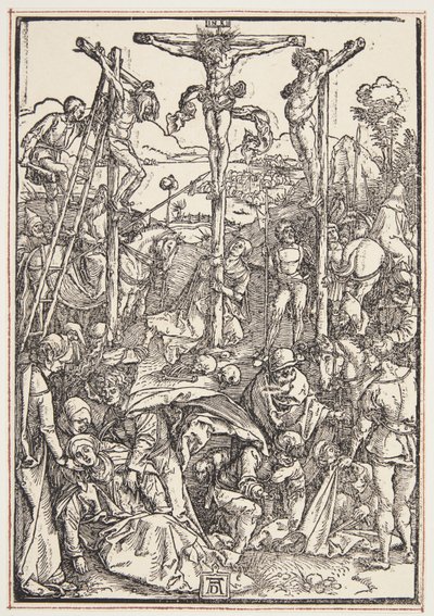 カルバリー (控えめな木版画) 作： Albrecht Dürer