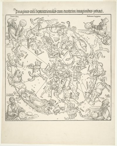 北天天体図 作： Albrecht Dürer