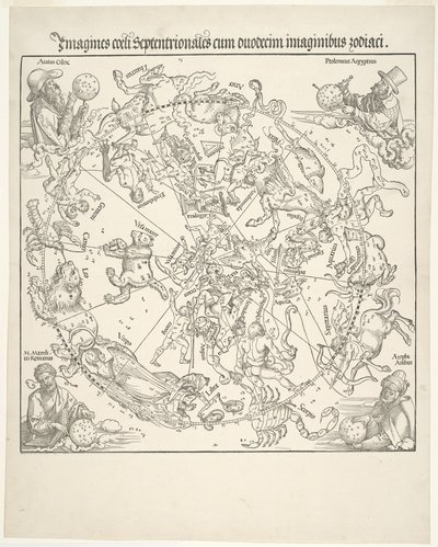 北天天体図 作： Albrecht Dürer