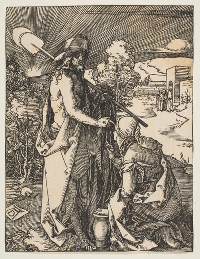 小さな情熱、ca。からメアリーマグダーレンに登場するキリスト1510。 作： Albrecht Dürer