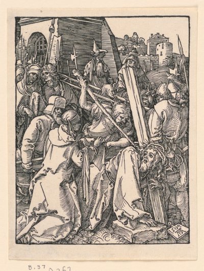 リトル・パッション・シリーズより、十字架を背負ったキリスト 作： Albrecht Dürer