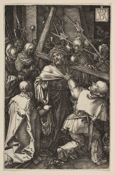 十字架を背負ったキリスト、『受難』より、1512 年。 作： Albrecht Dürer