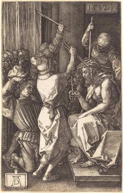 いばらの冠をかぶったキリスト 作： Albrecht Dürer