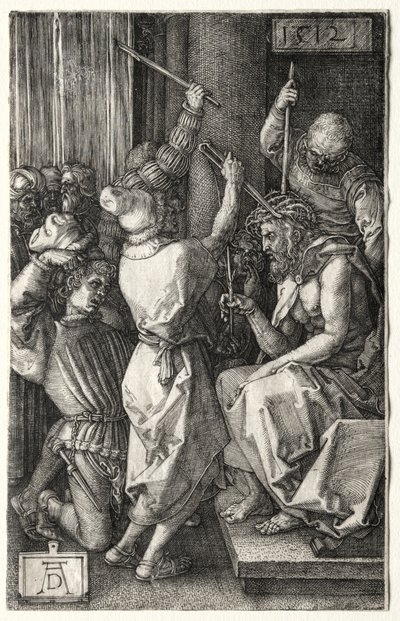 いばらで戴冠したキリスト、1512年。 作： Albrecht Dürer