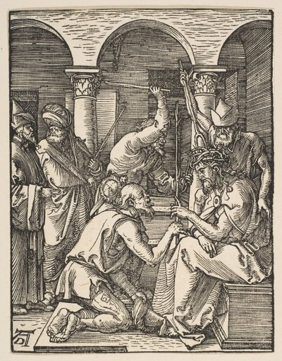 小さな受難から、キリストはとげを戴冠しました。 1509。 作： Albrecht Dürer