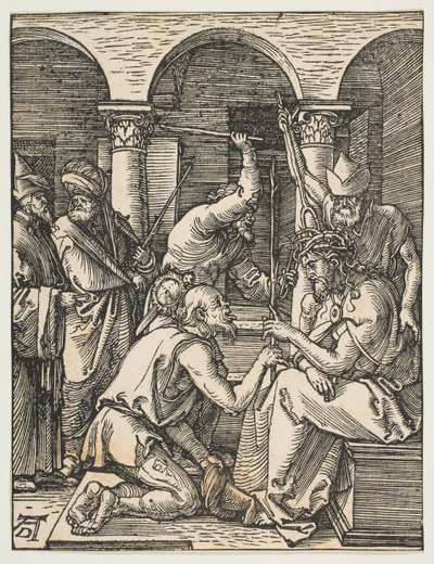 小さな受難から、キリストはとげを戴冠しました。 1509。 作： Albrecht Dürer