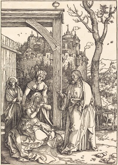 キリストが母に別れを告げる 作： Albrecht Dürer