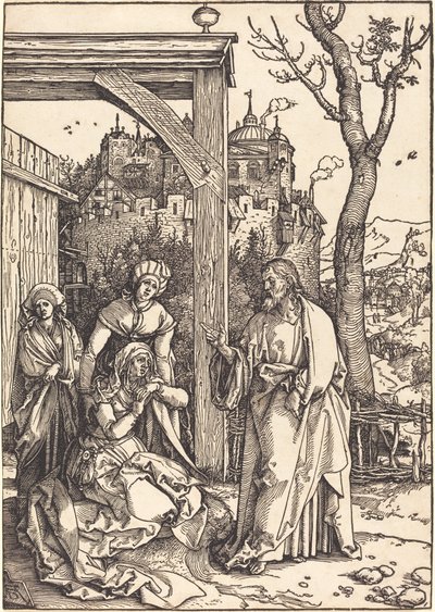 キリストが母に別れを告げる 作： Albrecht Dürer