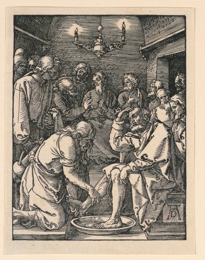 リトル・パッション・シリーズより「足を洗うキリスト」 作： Albrecht Dürer