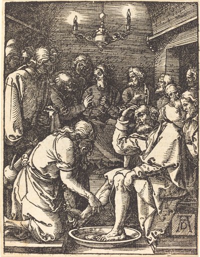 弟子たちの足を洗うキリスト 作： Albrecht Dürer