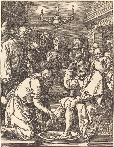 弟子たちの足を洗うキリスト 作： Albrecht Dürer