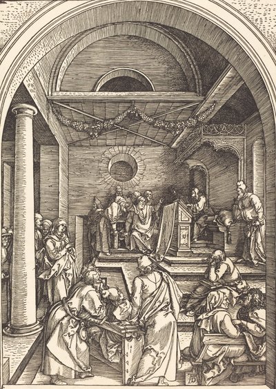 医師の中のキリスト、c。 15031504。 作： Albrecht Dürer