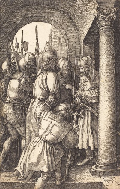 ピラトの前のキリスト、1512年。 作： Albrecht Dürer