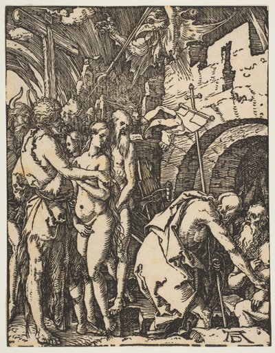 リンボのキリスト、小情熱、ca。 1509。 作： Albrecht Dürer
