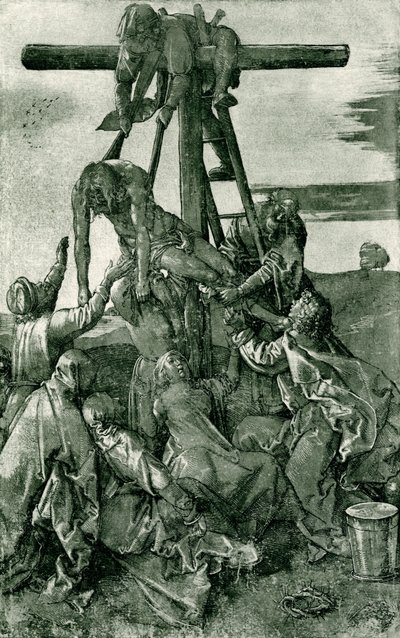 キリストは十字架から降ろされます 作： Albrecht Dürer