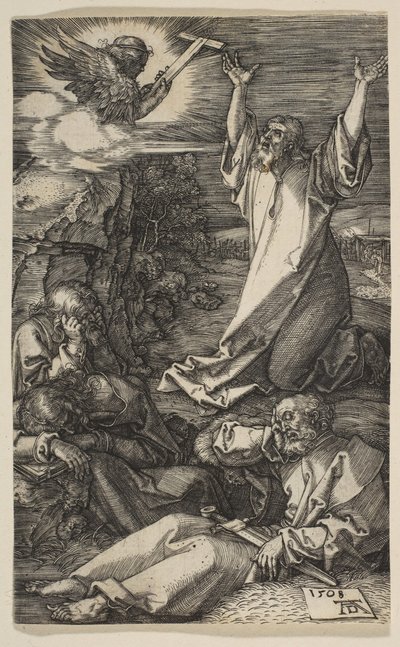 オリーブ山のキリスト、1508年 作： Albrecht Dürer