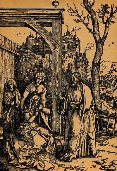 キリストの母への別れ、キリストの母の休暇、1504-1505 作： Albrecht Dürer