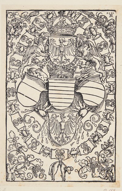 ローマ王としてのマクシミリアン1世の紋章 作： Albrecht Dürer
