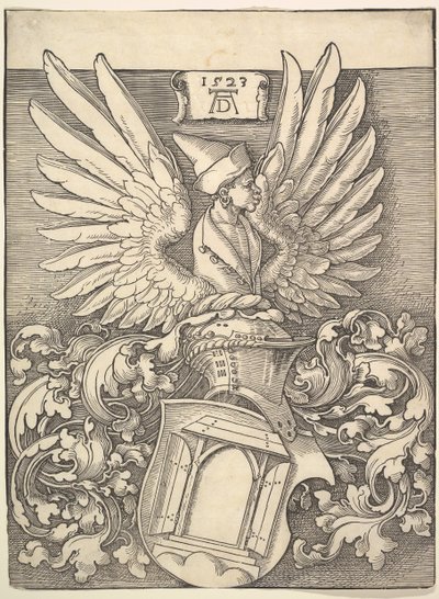 アルブレヒトデューラーの国章、1523年。 作： Albrecht Dürer