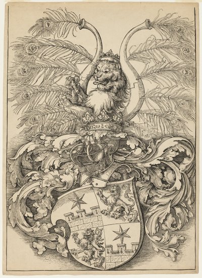 ヴィルヘルムとヴォルフガング・ローゲンドルフの紋章 作： Albrecht Dürer