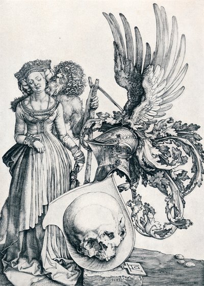 頭蓋骨の紋章、1503 1906 作： Albrecht Dürer