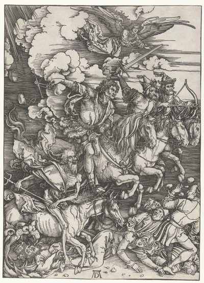 黙示録の四騎士 作： Albrecht Dürer