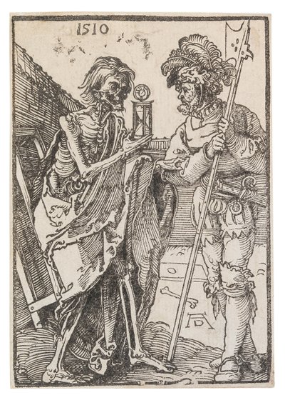 死とランスクネ、1510年。 作： Albrecht Dürer