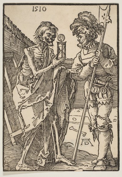 死とLansquenet.nd 作： Albrecht Dürer