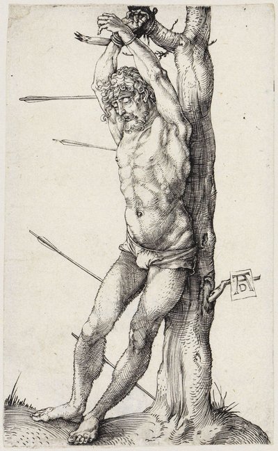 バウムの聖セバスティアン 作： Albrecht Dürer