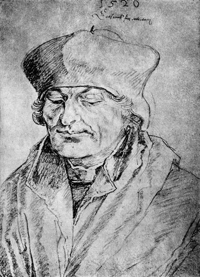 エラスムス、1520、1936; 作： Albrecht Dürer