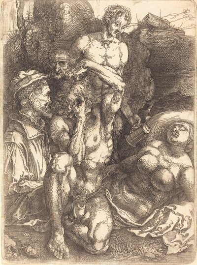 デスパレートマン、おそらく15141515。 作： Albrecht Dürer